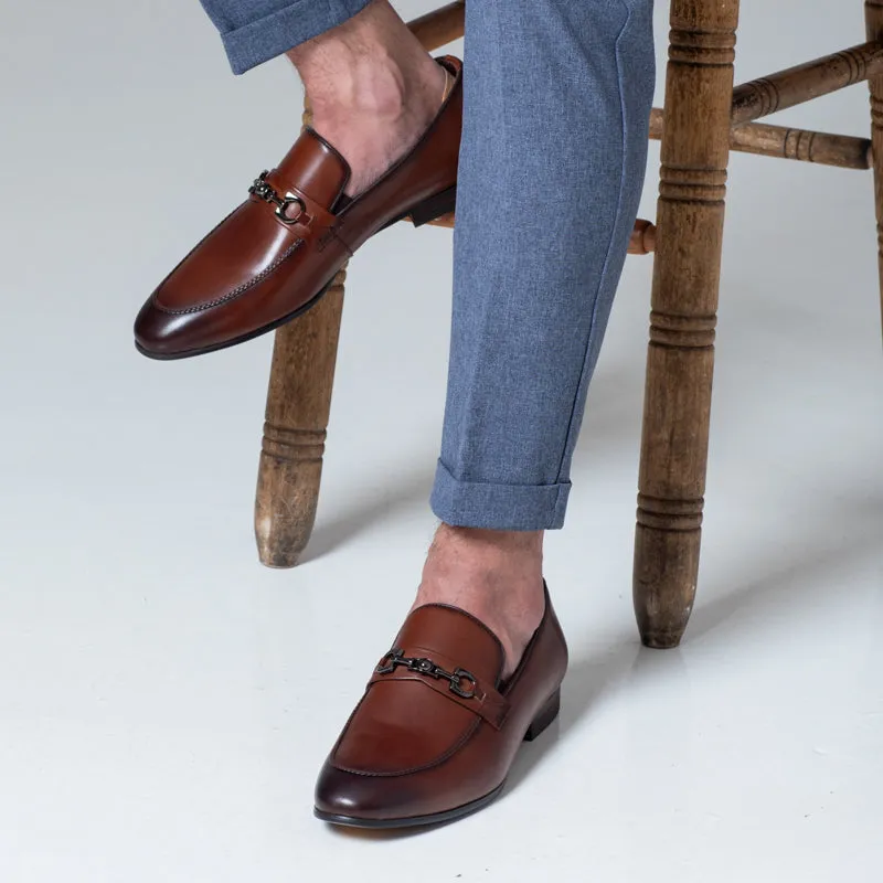 Albert Buckle Loafer - Brown