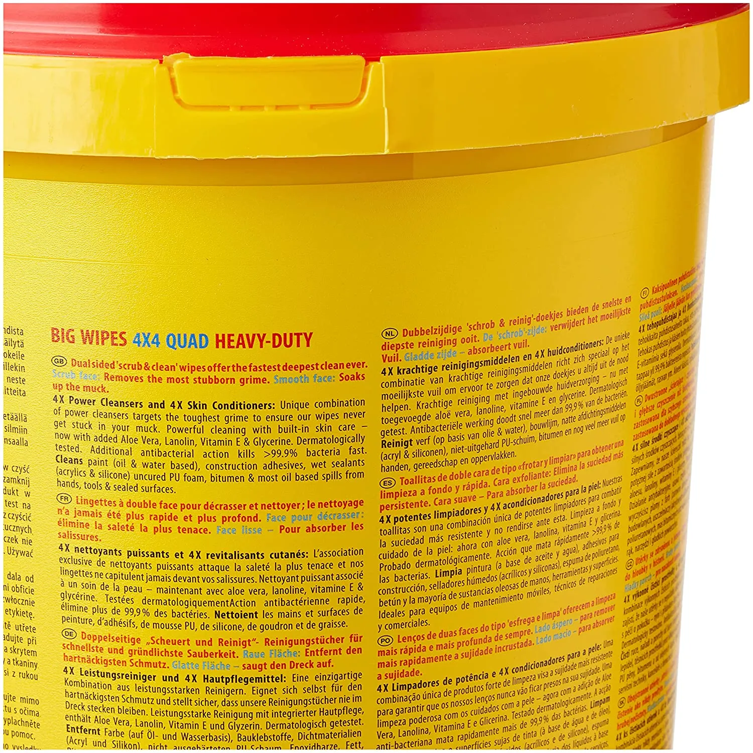 Big Wipes 4x4-inch heavy-duty wipes textured, scrub and clean wipes, 240 pack
