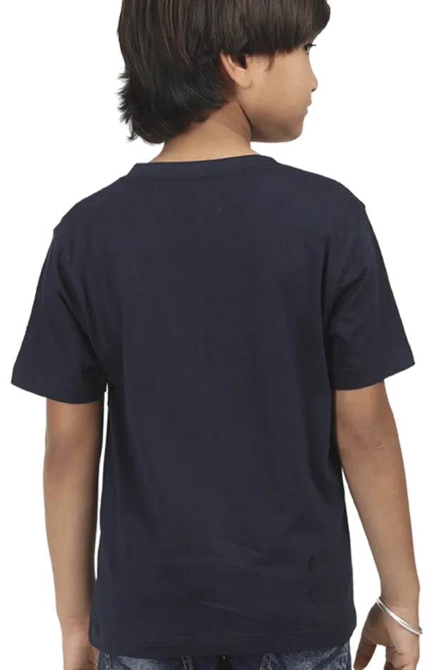Boys Round Neck Half Sleeve Classic T-Shirt with Everything Will Be Ok