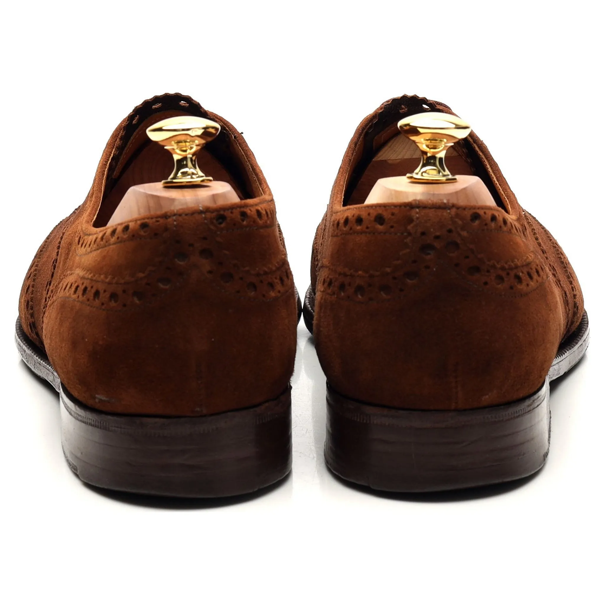 'Buck' Brown Suede Oxford Brogues UK 10.5 F