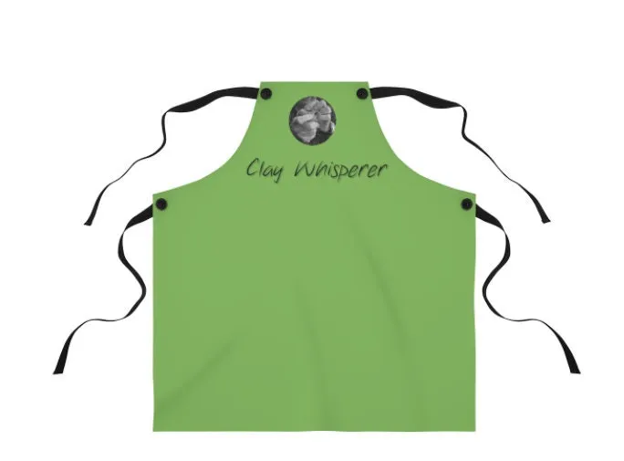 Clay Whisperer Apron, Pottery Clay Art Studio Printed Apron, Potters,Unisex, Christmas/Thanksgiving/Birthday Gift, Cute Valentine Gift