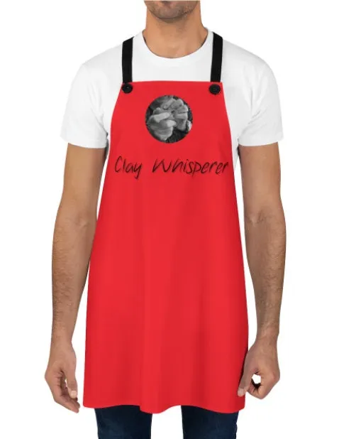 Clay Whisperer Apron, Pottery Clay Art Studio Printed Apron, Potters,Unisex, Christmas/Thanksgiving/Birthday Gift, Cute Valentine Gift