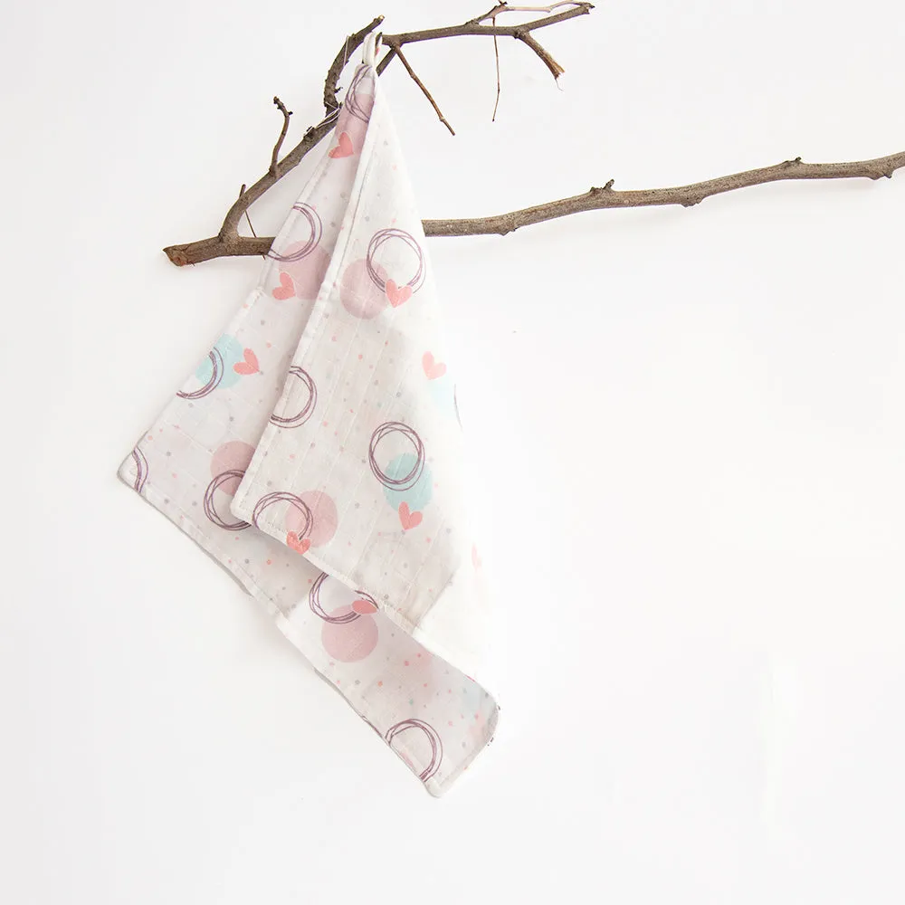 Doodle Love - Organic Muslin Wipes (Set Of 7)