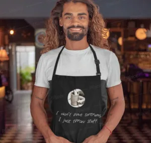 I dont have tantrums Unisex Apron,Gift for Potter/Christmas/Thanksgiving/Birthday/Valentine/Graduation/Promotion/Clay Artist/Housewsrming