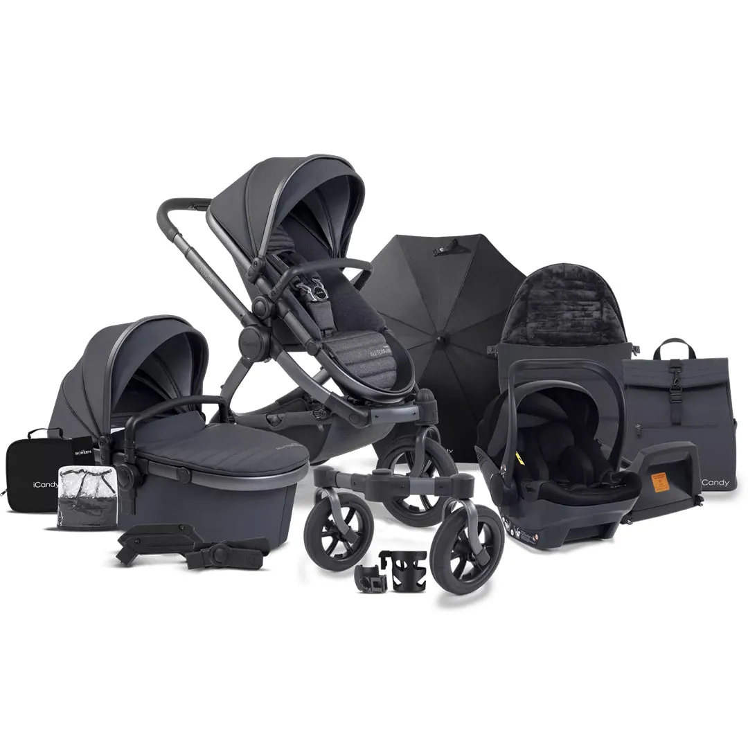 iCandy Peach 7 All Terrain Storm Complete Travel System with iCandy Cocoon