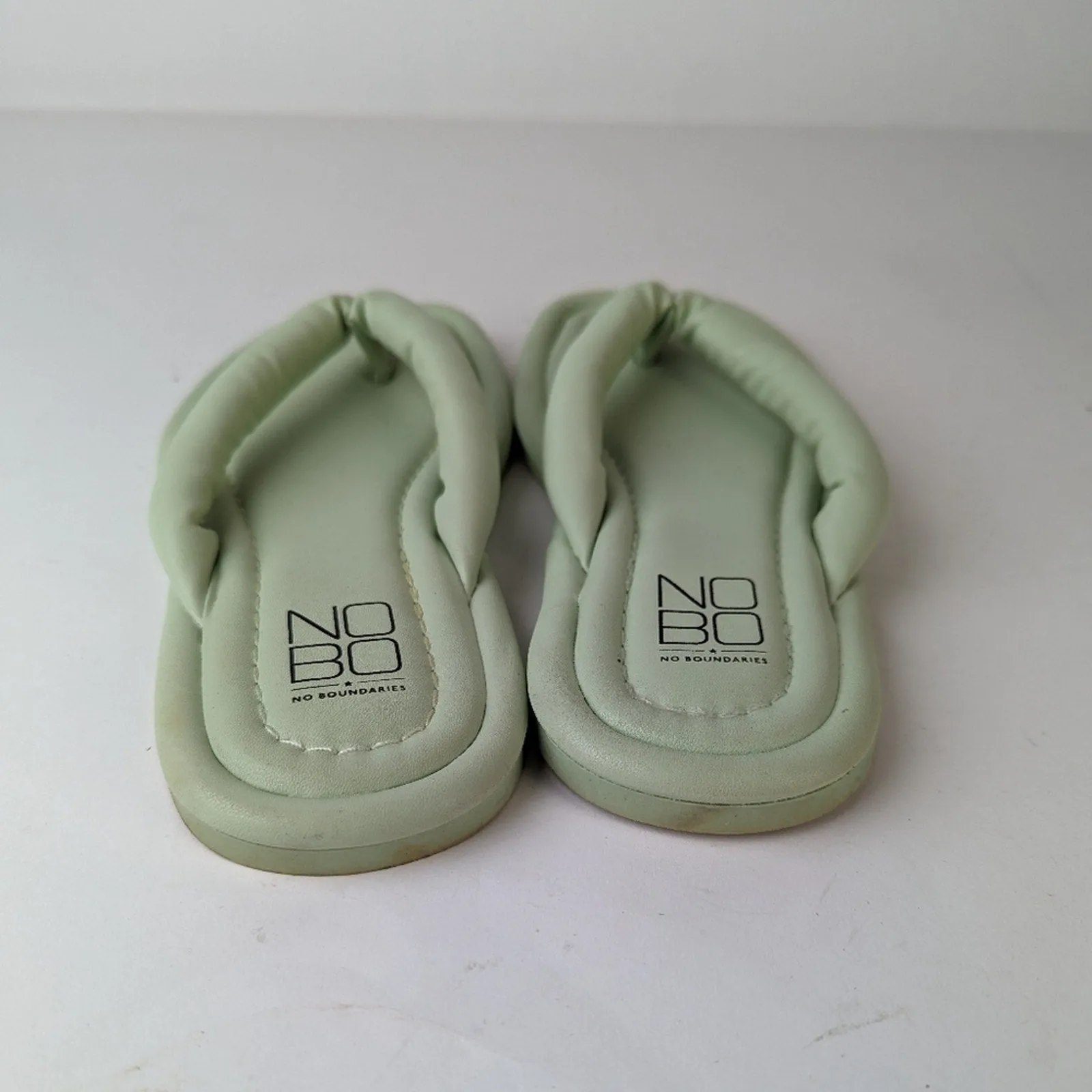 No Boundaries Puffy Flip Flops - 7