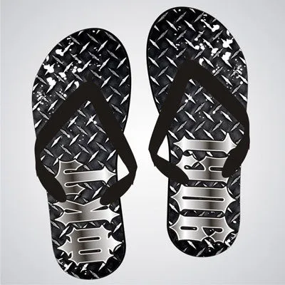 Phi Kappa Tau Diamond Plate Flip-Flops - SBL100 - SUB