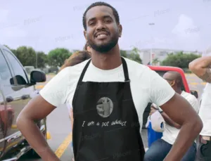 Pot Addict Apron, Pottery Clay Art Studio Printed Apron, Potters,Unisex, Christmas/Thanksgiving/Birthday Gift, Cute Valentine Gift
