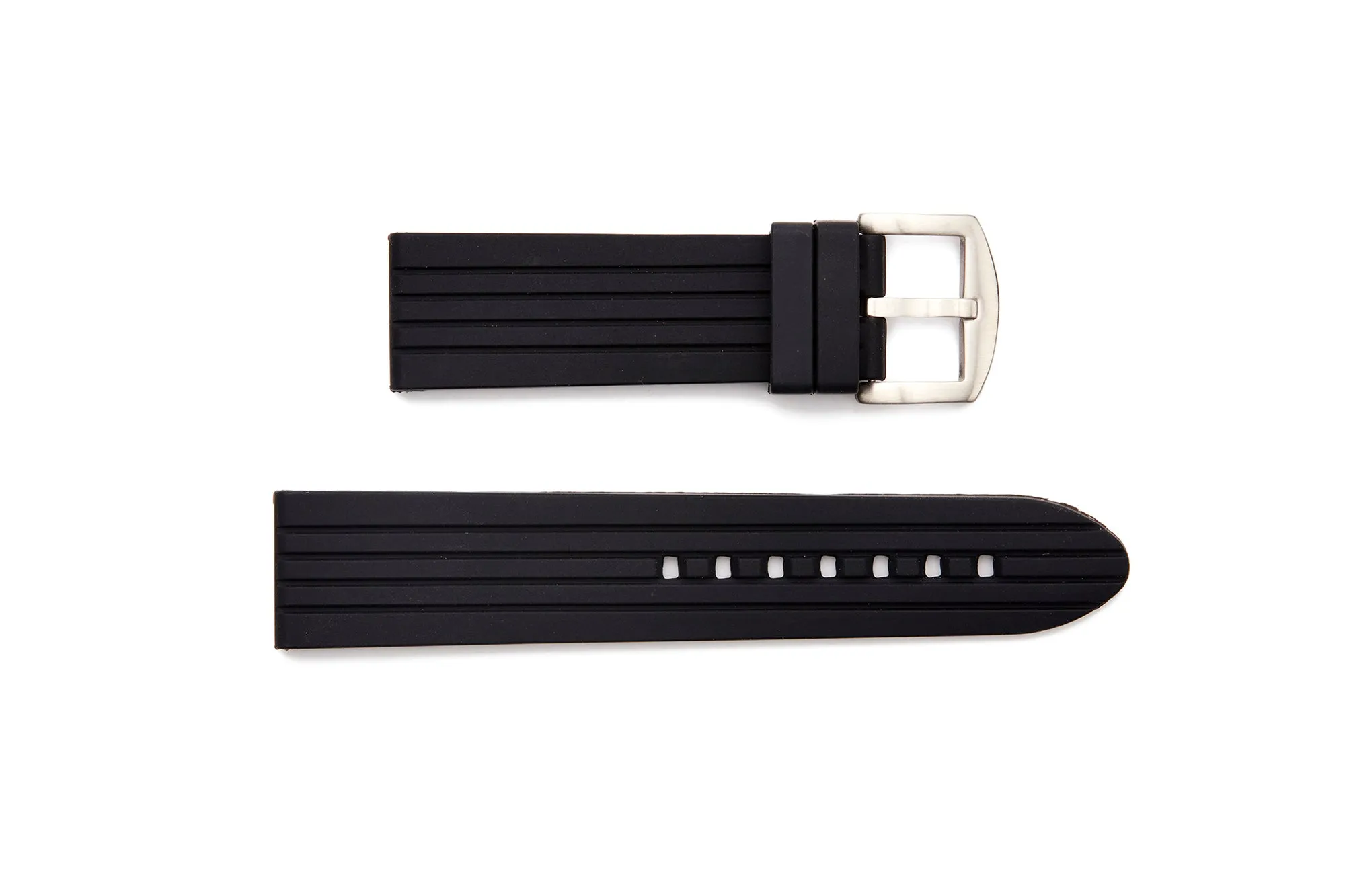 RUB-29 New Lines  Rubber Regular Watch Strap