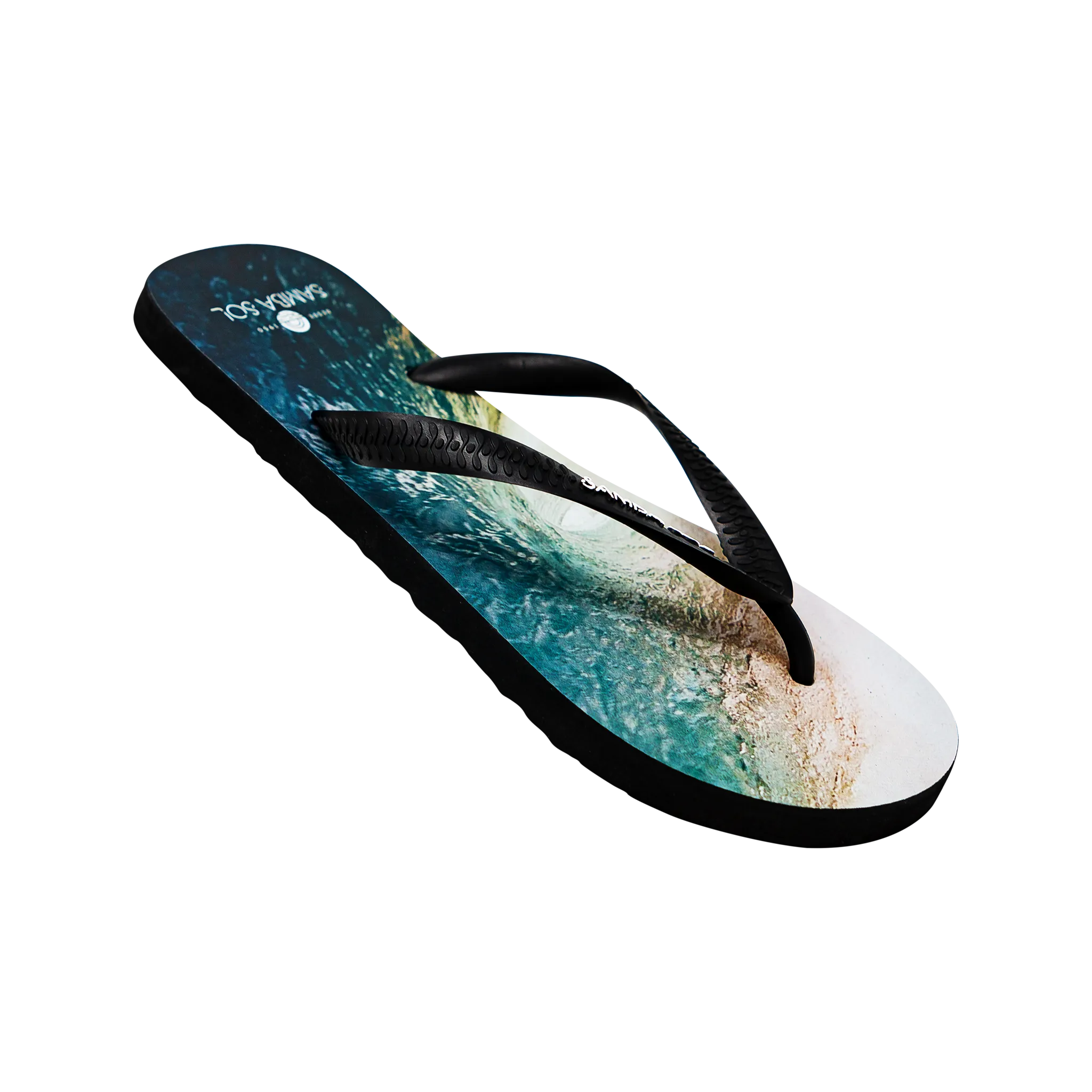 Samba Sol Men's Beach Collection Flip Flops - Surfer