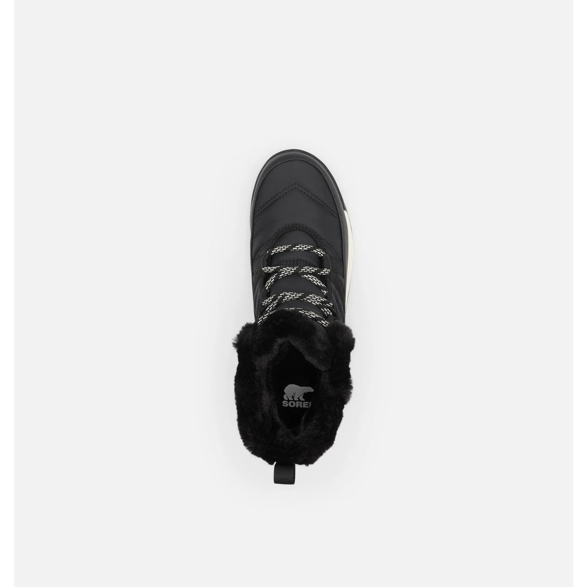 Sorel Whitney™ Ii Short Lace 010 Ladies Black  Nylon Waterproof Lace Up Ankle Boots
