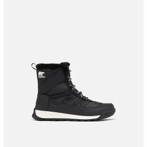 Sorel Whitney™ Ii Short Lace 010 Ladies Black  Nylon Waterproof Lace Up Ankle Boots