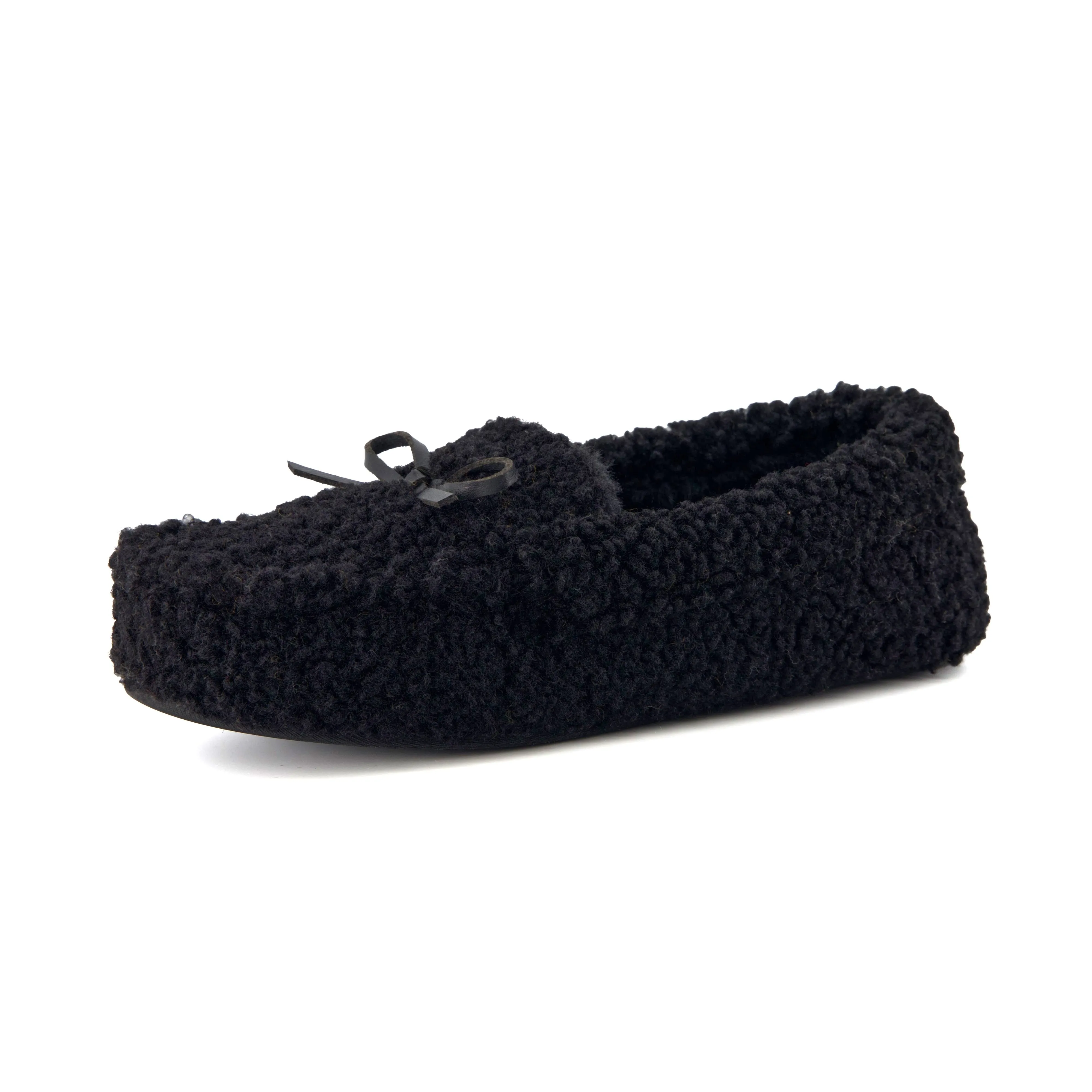 Star Sherpa Moccasin Slippers