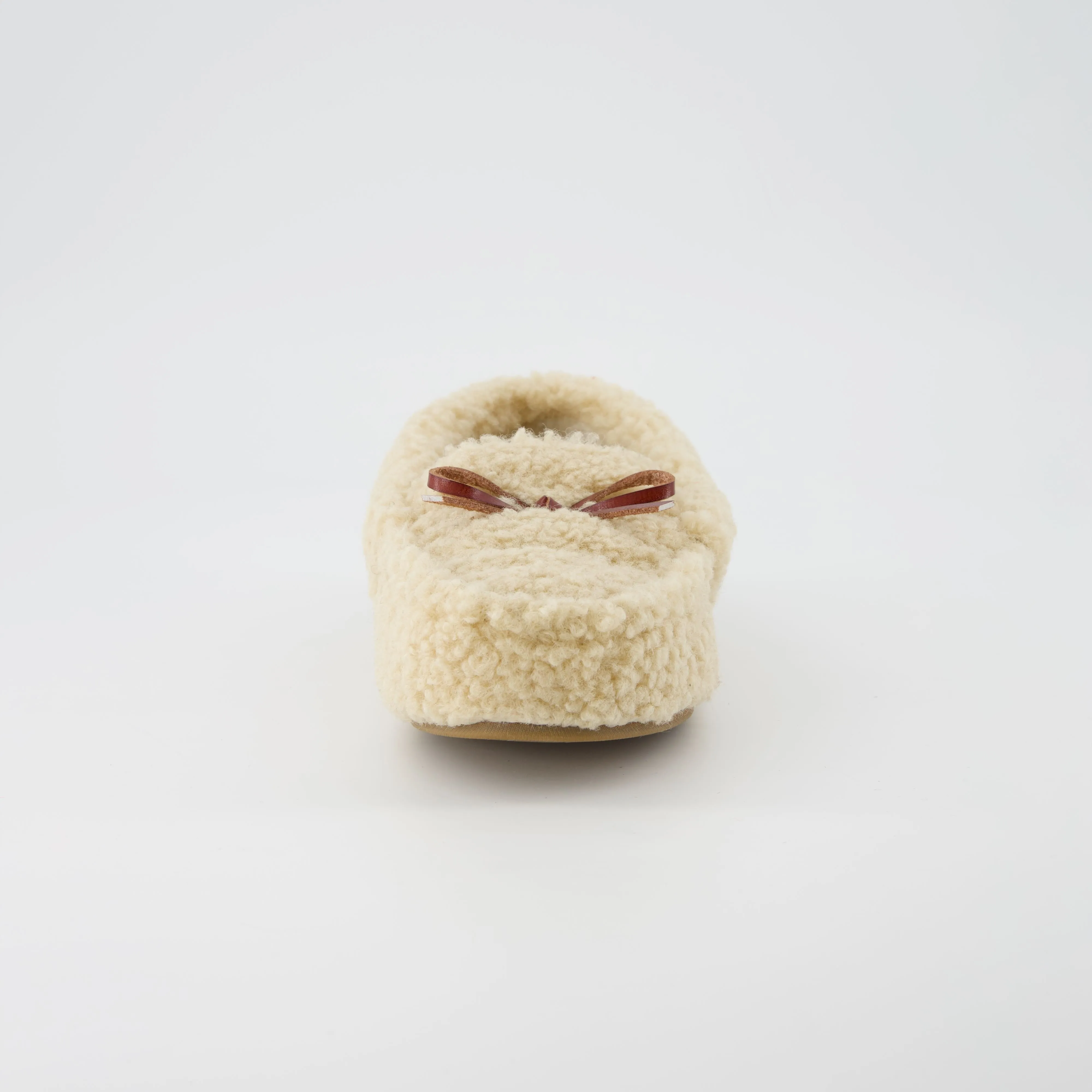Star Sherpa Moccasin Slippers