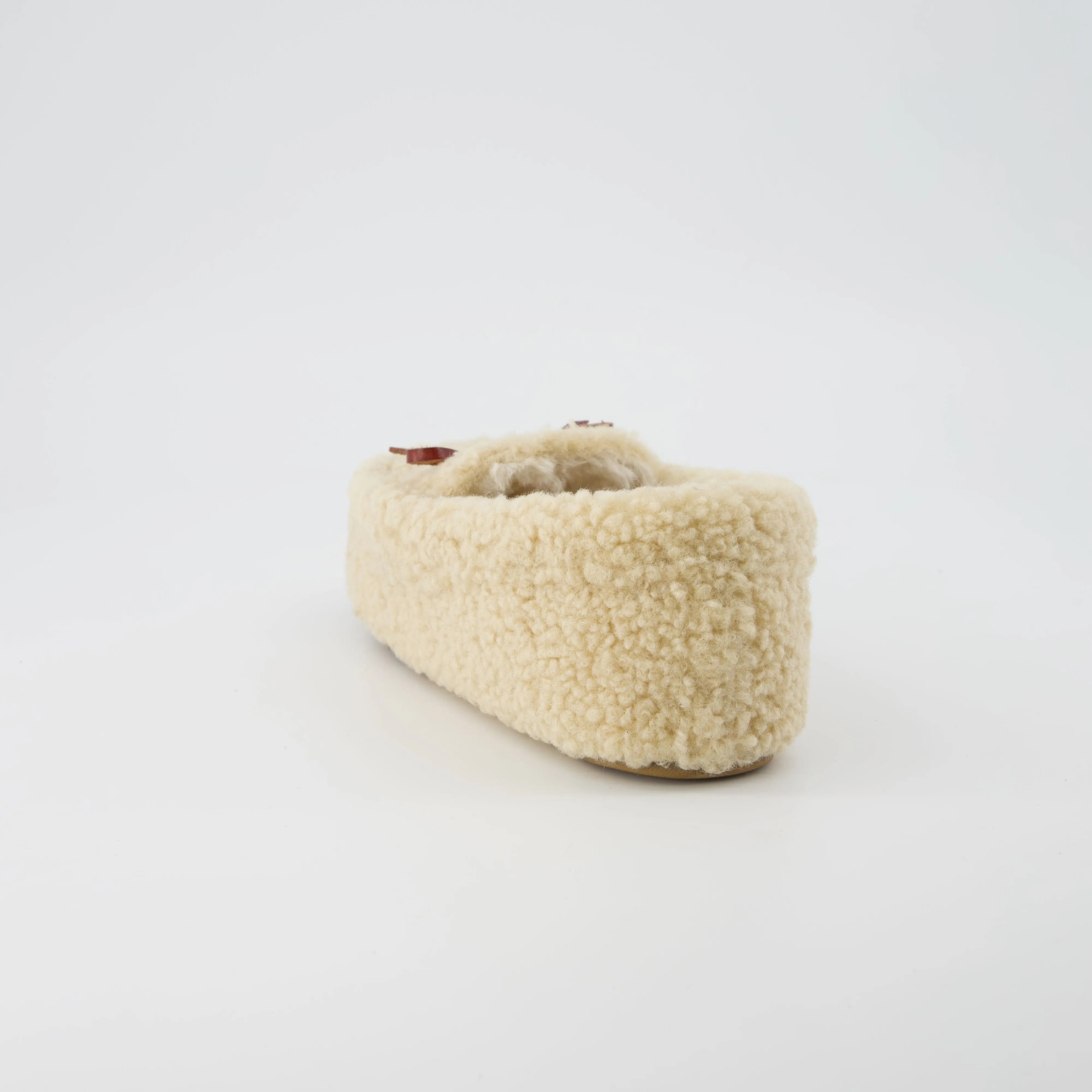 Star Sherpa Moccasin Slippers