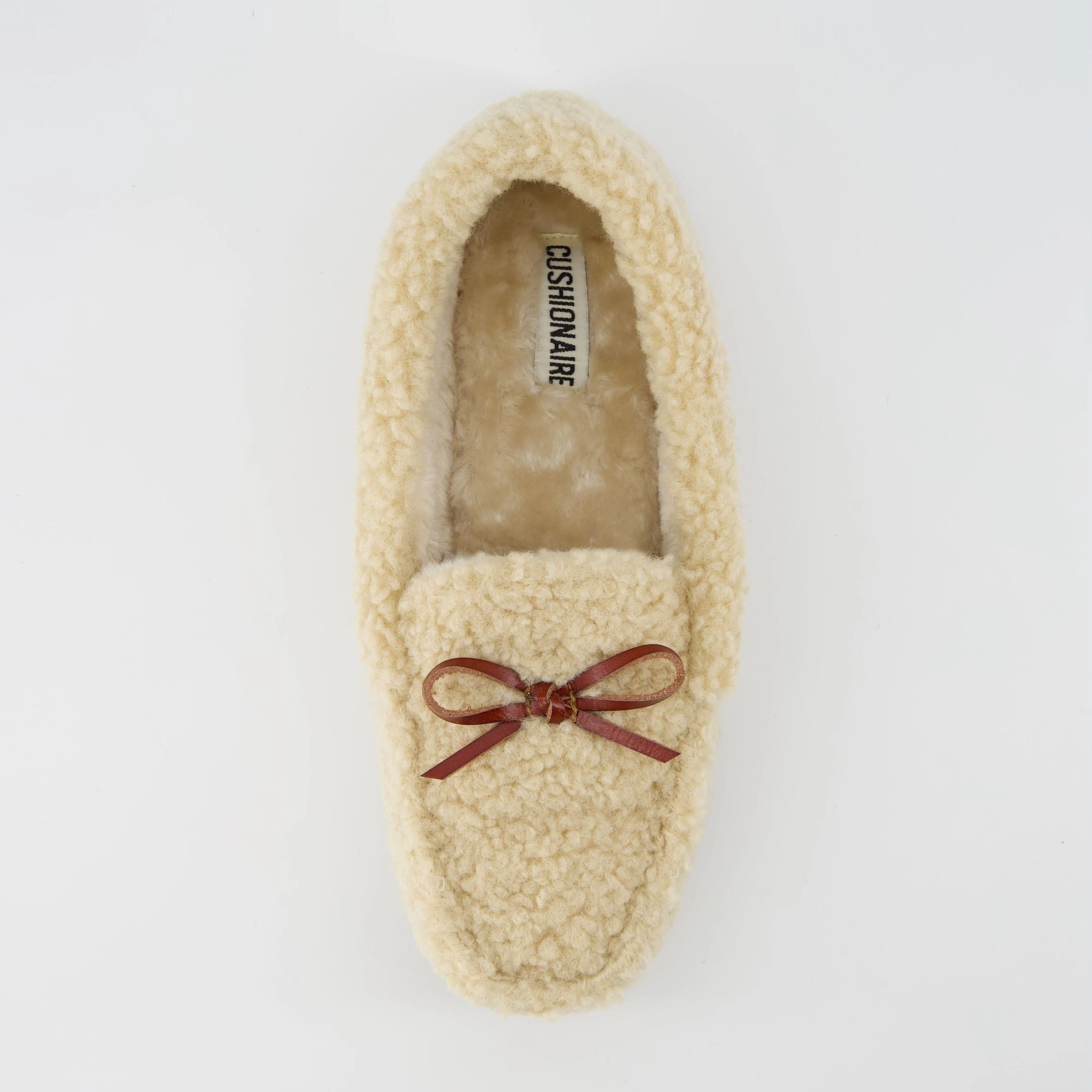 Star Sherpa Moccasin Slippers