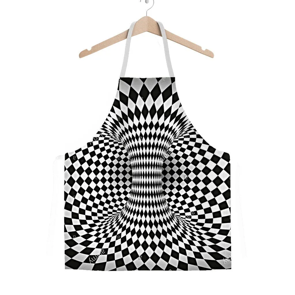 Vortex Illusion Apron, Cute Gifts for Her/Him, Chefs, Artists, Gardeners,Christmas/Thanksgiving/Housewarming/Birthday Gift, Valentine Gift
